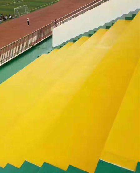 盘锦球场台阶翻新修补改造
